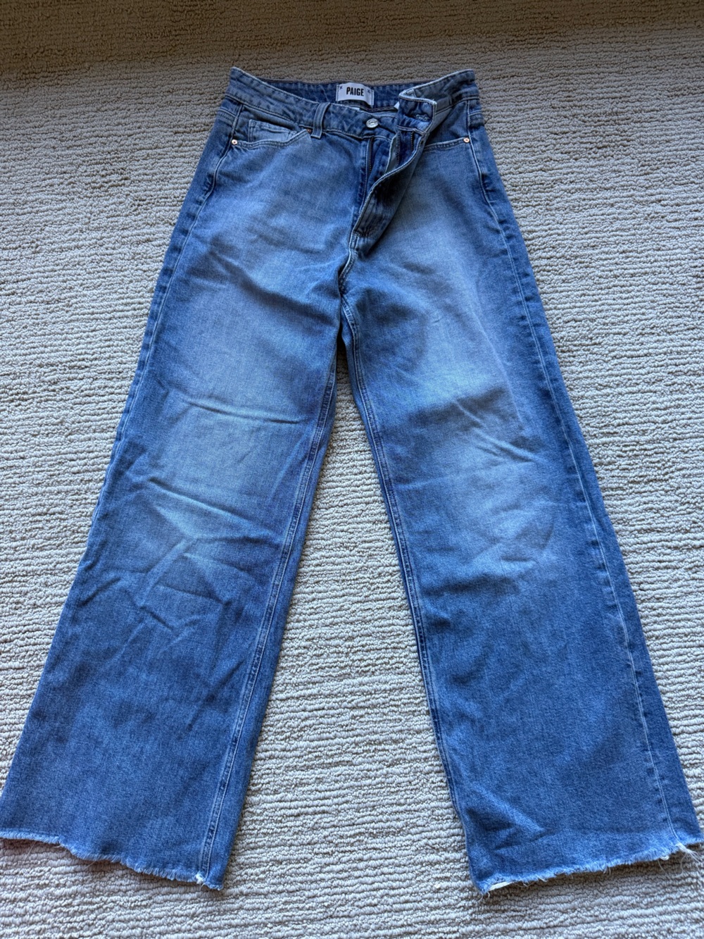 Women's Paige Anessa 31” Denim Jeans - Classic Mid Wash